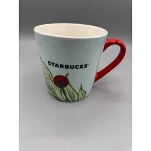 Starbucks 2020 Red Holly And Green Leaves Holiday 16 oz. Coffee Mug, New!